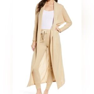 Intimately 🌸 Free People “And Chill” Thermal Duster & Jogger Set | L | Stone